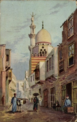 Künstler cairo kairo - ak,