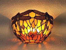 Wandleuchte im Tiffany Stil