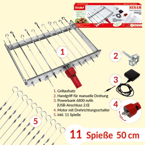 Edelstahl spießdreher - spießdreher, 11