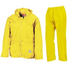 TOP / Regenbekleidung / Regenanzug / Regenjacke und Regenhose Neon Gelb