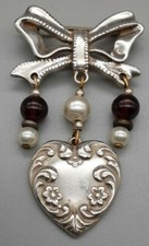 Sterling Silber Brosche 925er