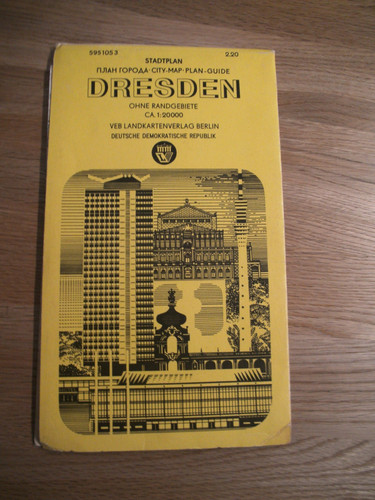 Ddr stadtplan dresden - ddr,