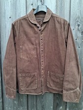 Scarti Lab Zweiteiler Workwear Round Collar Jacket und Weste Neuwertig Used Look