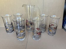 K&K Styling Karaffe plus 6 große  Gläser Wasser oder Saft 