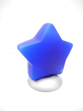 IKEA Lampe Stern blau Glas