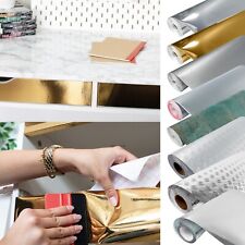 Klebefolie Metallic Silber Selbstklebend Riffelblech Spiegeleffekt Folie Möbel