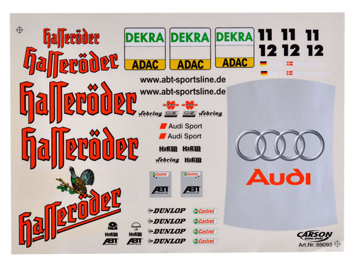 Dekorbogen audi 4 - 1:10,