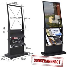 Broschürenständer Prospektständer Zeitschriftenregal Plakatständer Kundenstopper