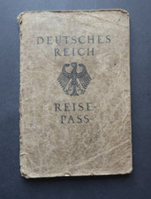 Reisepass Deutsches Reich 1929 an einen Mann aus Hamburg