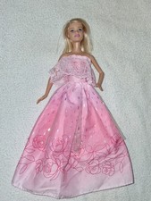 Barbie Kleid Rosa Rosen Puppen