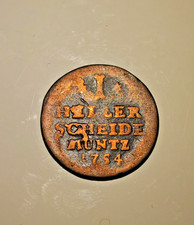 1 Heller 1754 Hessen Kassel