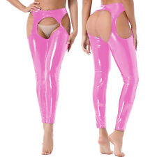 Lack Leggins - Strümpfe  - Ouvriert - pink - Grösse xxl - neu - 