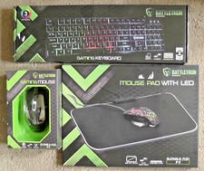 LED PC Gaming 3er-SET Tastatur, Mousepad + Mouse , beleuchtet