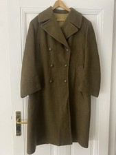 Vintage French Wool Military Coat – Size 40/42 – 1950s – Excellent Condition