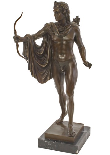 Bronzeskulptur apollon apollo - bronzeskulptur,
