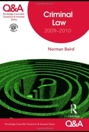 Criminal law 2009 - q&a,