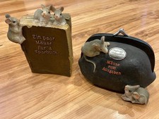 Spardose Sparbüchse Sparschwein Mäuse Mäuschen Maus Buch 70iger gebraucht