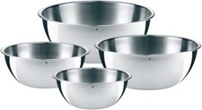 WMF Schüssel-Set Gourmet 4-teilig Edelstahl Rührschüssel Salatschüssel 1L - 3,5L