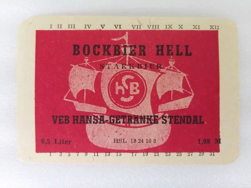 Neu altes ddr etikett veb - etikett,