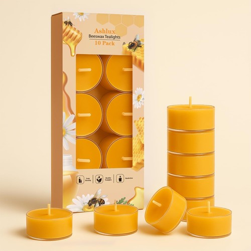 Bienenwachs teelichter - teelichter, 10