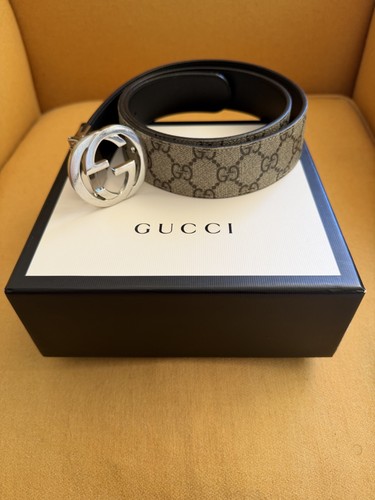 Gucci reversible belt with - gucci,