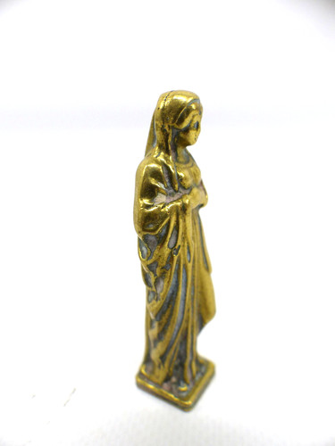 Antike kleine messingfigur - antike,