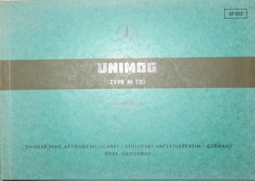 Unimog type m 130 - type,