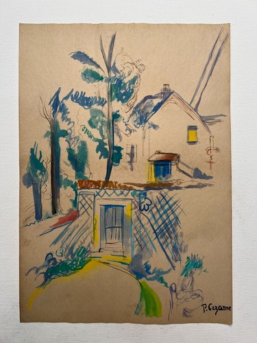 Paul cezanne zeichnung auf - cezanne,