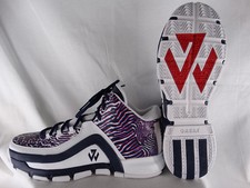 adidas John Wall 2 Basketballschuhe EU 48 UK 12,5 Sneaker NEU weiß-blau F37310