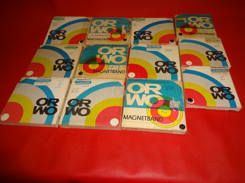 Magnettonbänder ddr orwo - magnettonbänder,
