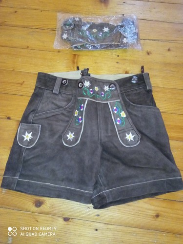 Damen lederhose kurz neu - kurz,