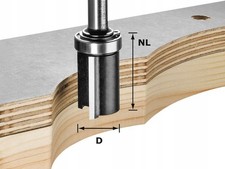 Flush Trim Bit with Bearing