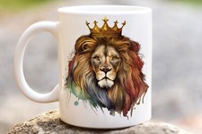 Löwen könig tasse - löwen,