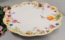 Villeroy & Boch Spring Awakening Kuchenplatte Tortenplatte auf Fuß 33cm NEU V&B