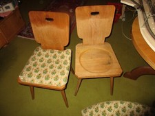 Zwei Bauernstühle, Stühle, Lehnstuhl, Eiche