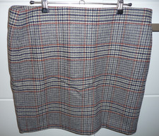 Damen - Esprit -  Mini Rock - Wollrock - Gr. 40 - kariert - karo - mehrfarbig