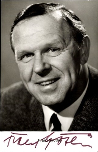 Schauspieler franz grothe - ak,