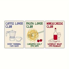 Leinwanddruck Espresso Nudeln