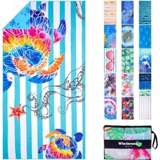 Beidseitig bedrucktes XXL Strandtuch 180x90cm - Schnelltrocknend & Sandfrei