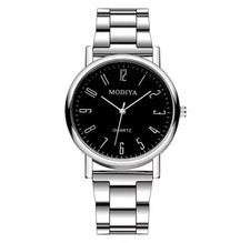 Herrenuhr quarz silber - herrenuhr,