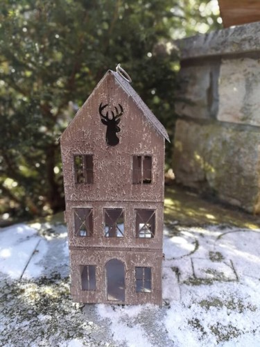 Shabby chic windlicht haus - shabby,