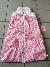 Baby Mädchen Schlafsack Winterschlafsack Thermo TCM / Tchibo rosa weiß 70/90