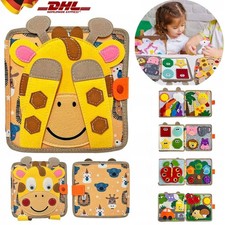 Quiet Book Busy Board 3D Filz