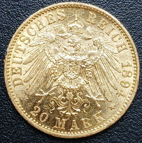 Mark gold deutsches - 20,