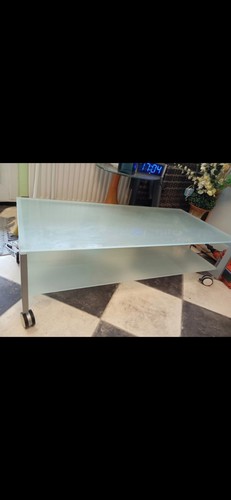 Glastisch wohnzimmer milchglas - glastisch,