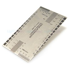 Edelstahl Saitenlineal Lineal