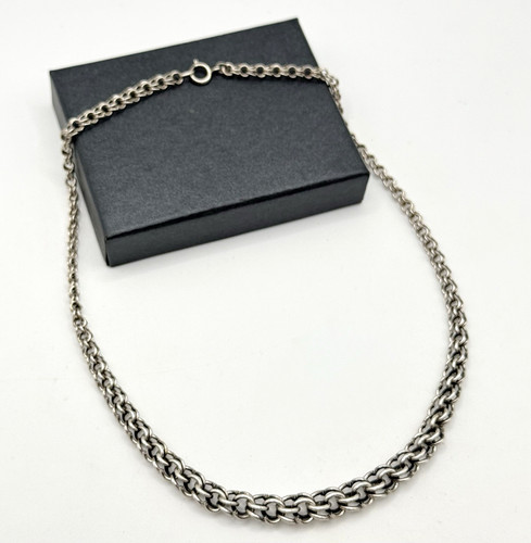 835 silber halskette massive - halskette,