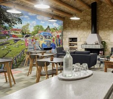 3D Bushaltestelle C773 Tapete