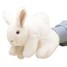 Folkmanis Handpuppe kleiner weißer Hase 2048