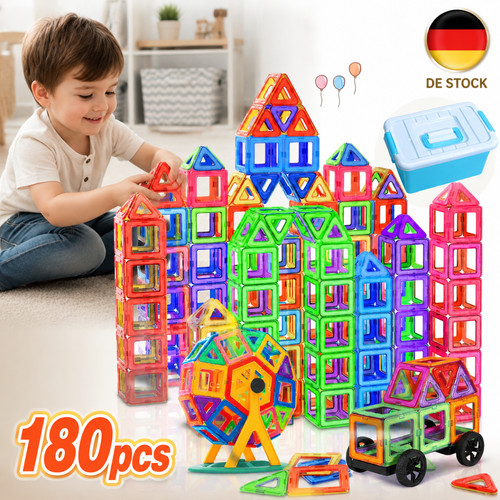 180x blocks magnetic building - magnetic,
